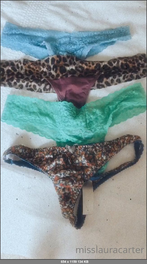 MEGA-FANS – misslauracarter 29-04-2020 21209183 All my pantie buyers. Got 4 more pairs left. Will wear one every day this week and send next Mon. DM me x