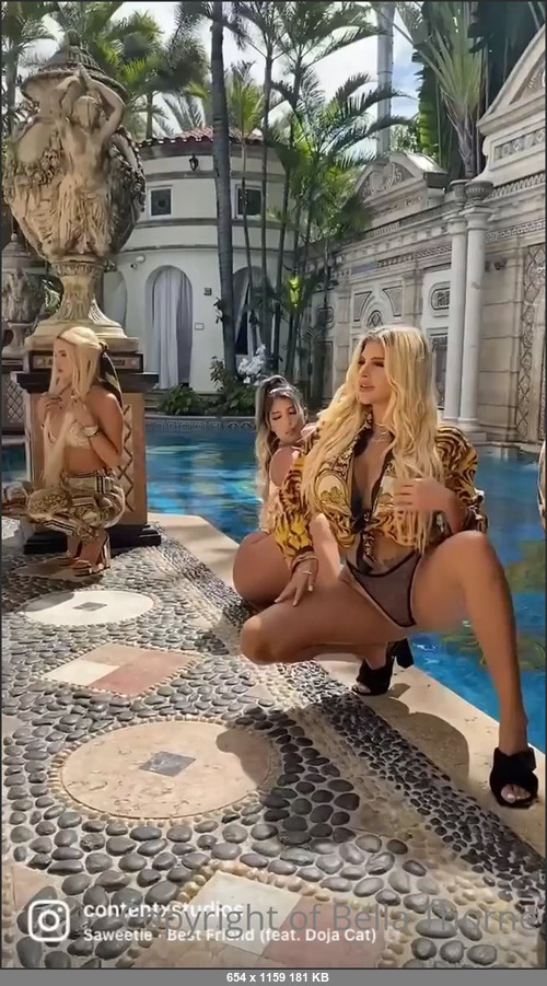 MEGA-FANS – bellathorne-19-03-2021-Me and my Cubana baddies doing Versace right  neyleenashley buscemi malutrevejo18