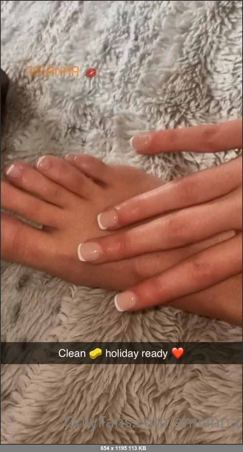 MEGA-FANS – amianna-08-02-2022-My pedi and mani for my holiday  tip me to pay for it