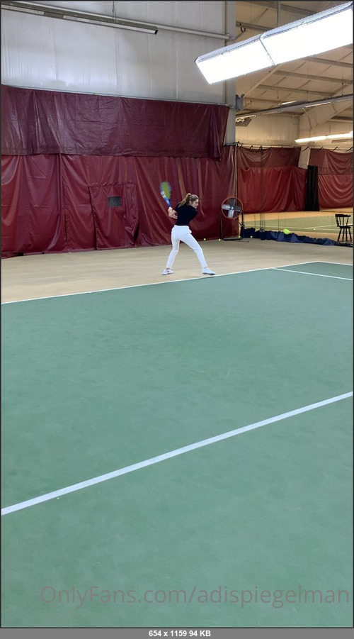 MEGA-FANS – adispiegelman-04-11-2020-The last 2 balls I  missed  before I realized my racket was broke