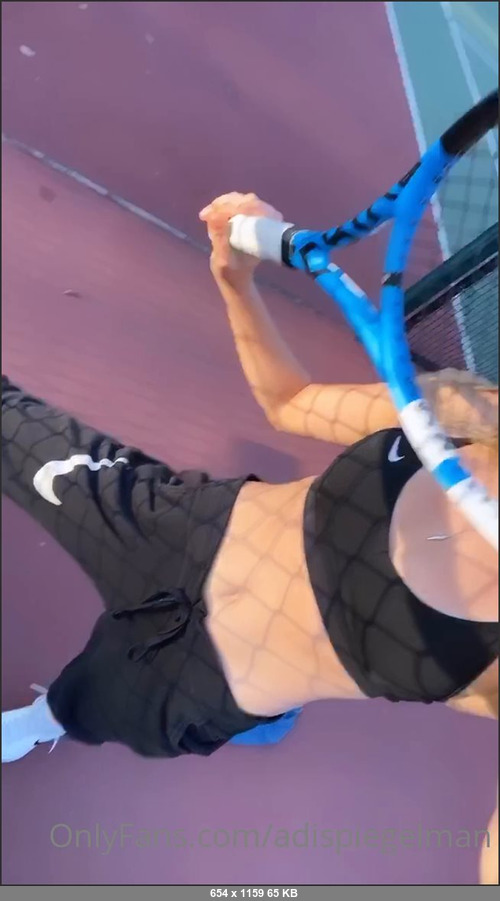 MEGA-FANS – adispiegelman-08-03-2021-Babe, did you know Ive been a Professional Tennis Player since I was 11  Ive played in 36 countries Message me saying Tennis Vlog for a video I fil