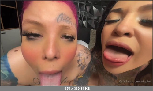 MEGA-FANS – ariapink-01-06-2022-   My bestie and me were so horny and craving for a good cock to wreck our holes  we sedu