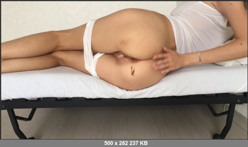 Extreme Scat Porn Site 1- Doing_dirty_work_lying_on_my_bed_with_Markovna