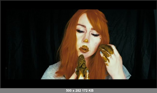 Extreme Scat Porn Site 1- DirtyBetty – I got my pretty face dirty again