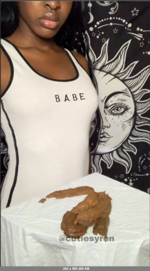 Extreme Scat Porn Site 1- CutieSyren_Brown_Tiddies