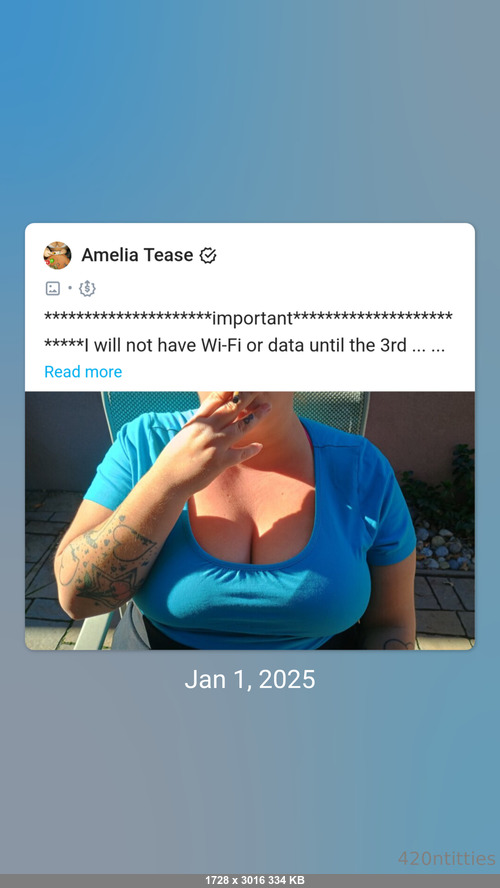 420ntitties 12032026 - Amelia Tease - Onlyfans SiteRip